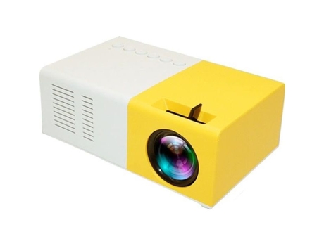 Projetor De Vídeo Tempsa Full Hd 1080p 1600 Lumens Cinema Amarelo