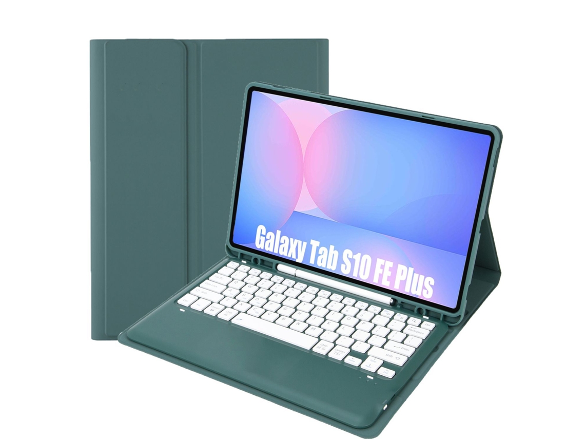 Capa de Teclado Bluetooth XIAOMOYU para Samsung Tab S9+ 12.4 com teclado Bluetooth