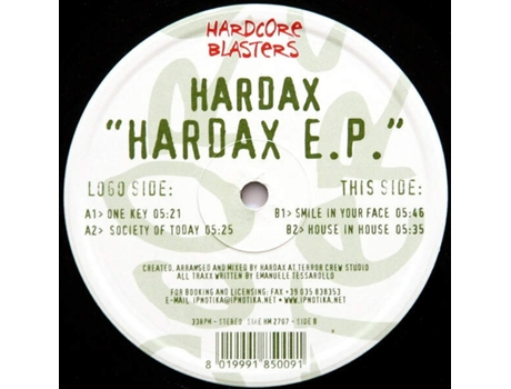 Hardax Ep, Hardax Hardcore Blasters