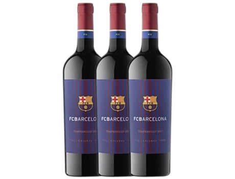 Vinho FÚTBOL CLUB BARCELONA Fútbol Club Barcelona Tempranillo Catalunya Crianza (0.75 L - 3 unidades)