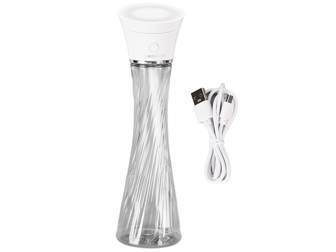 Humidificador portátil sem fios com luz noturna, 250ml, USB LAXISCREED