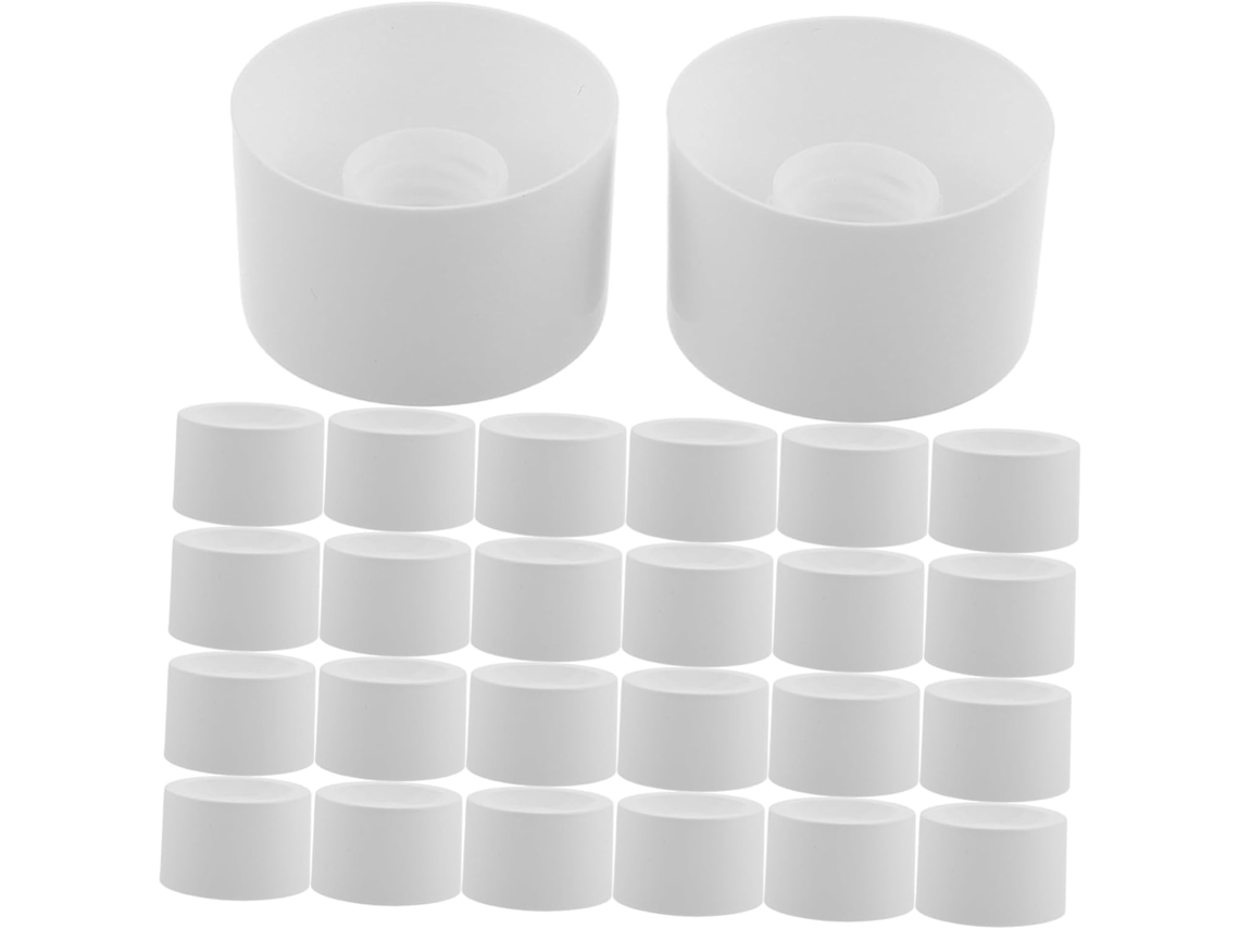 Garrafa Para Massa De Crepe Com Tampa De Plástico De 38 Mm, Reutilizável E Durável.