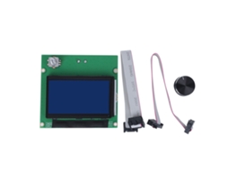 Controlador De Tela Lcd Com Cabo E Botão Acessório Para Impressora 3d Cr-10/s4/s5