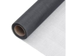 vidaXL Rede mosquiteira em fibra de vidro 80x2000 cm cinzento