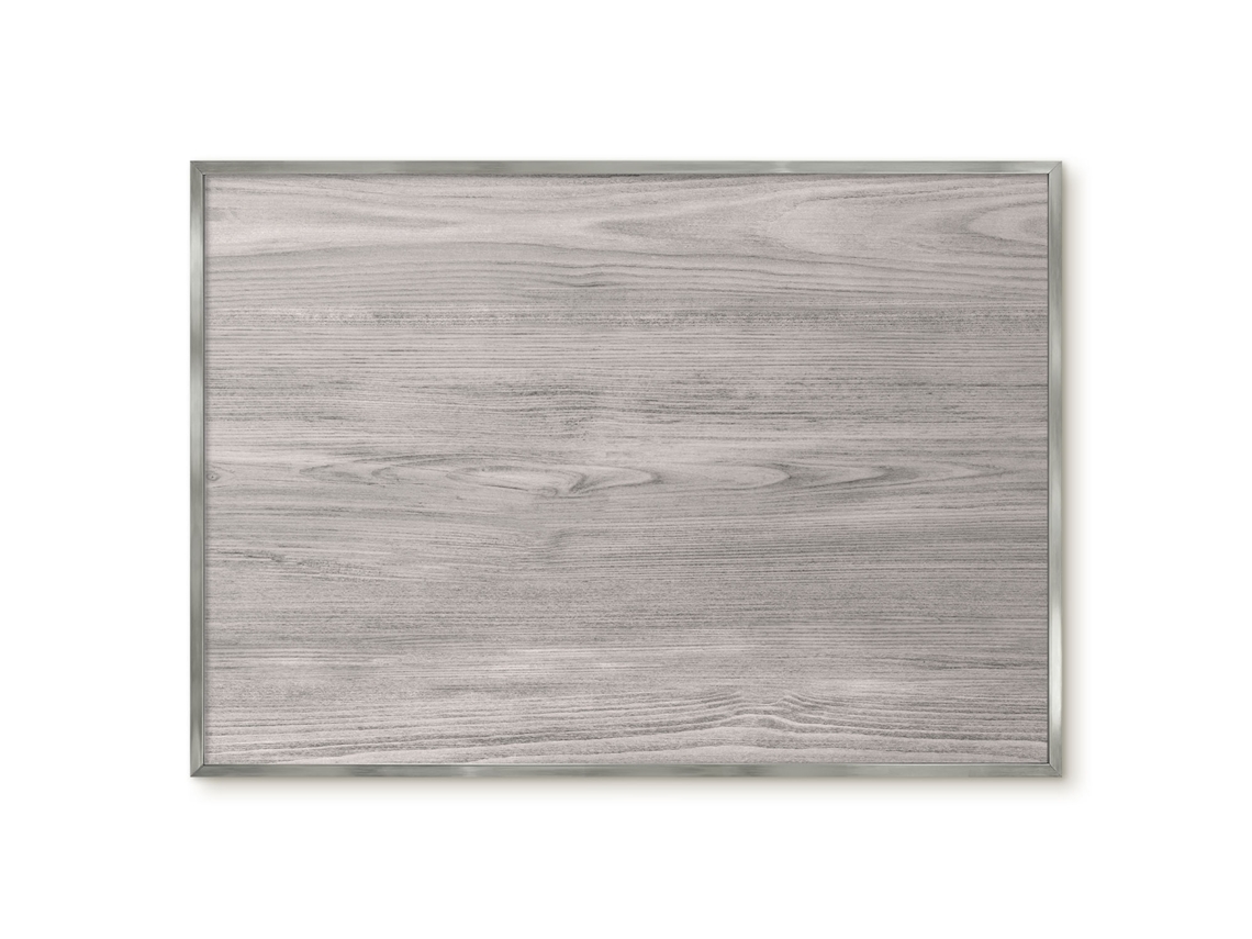 Magnetic Board Natural Wood For The Living Room Espelharte (100x70 Cm)