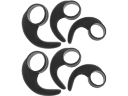 Alasum Crochets D ' Oreille 6 Peças Noir Em Silicone Para Costureiros 10mm Fácil De Instalar E Anti - Perda