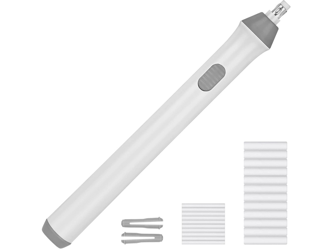 Apagador Elétrico, Kit de Apagador Elétrico a Bateria, Inclui 10 Apagadores de 2, 3 Mm e 12 Apagadores de 5 Mm BRILVIBERA