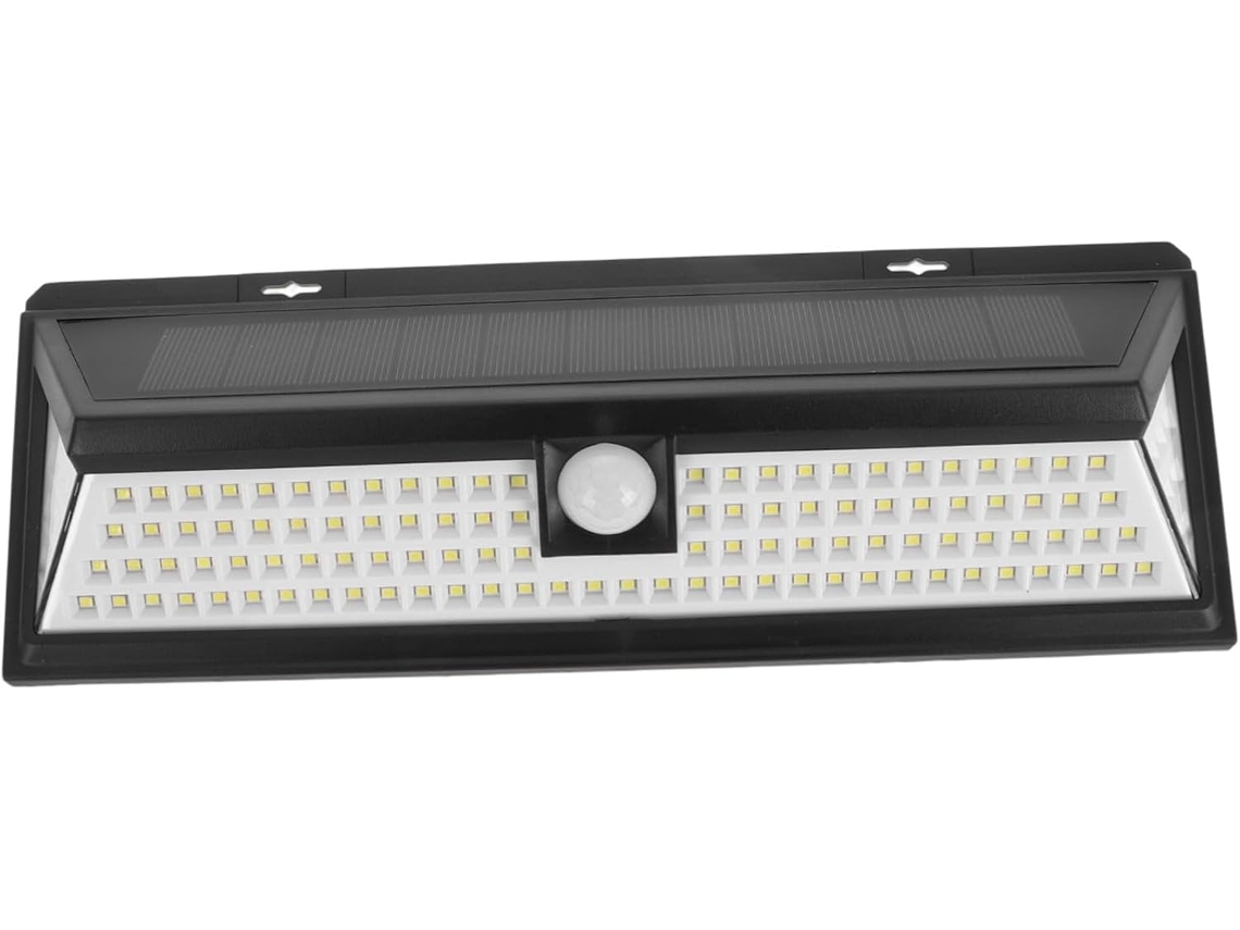 Luminária Solar Externa De Alto Brilho Com 90 Leds E 2 Baterias De 1200 Mah Com Sensor De Movimento.