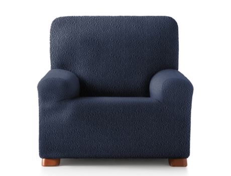 Capa para Poltrona Bielástica Adaptável Roc 1 Lugar 80-130 Cm Azul VIPALIA