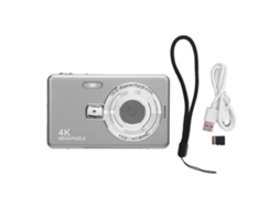 Câmera Digital Compacta Portátil Com 2,4 Polegadas, 16x Zoom E 32gb Para Viagens E Vlogging