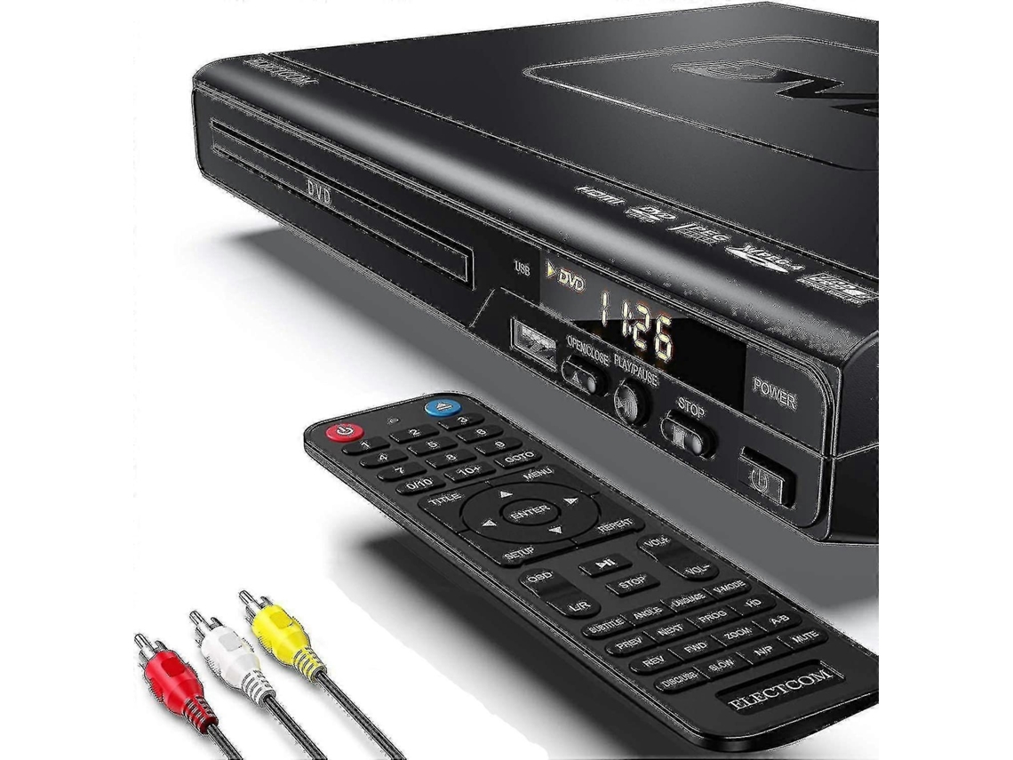Lurelia Leitor Dvd Para Tv, Com Comando, Hdmi