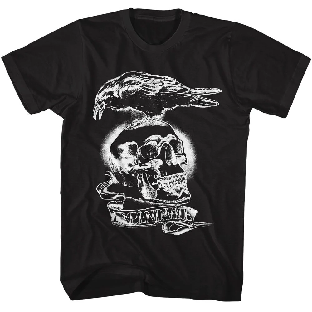 Rockinstone Expendables Tattoo Black Adult T-shirt Size:l