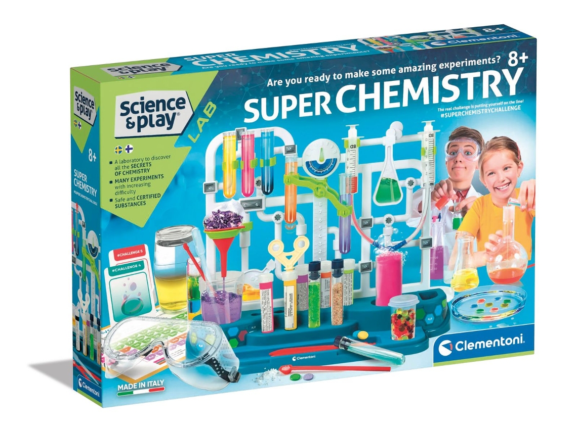 Conjunto De Ciências Superquímicas Clementoni