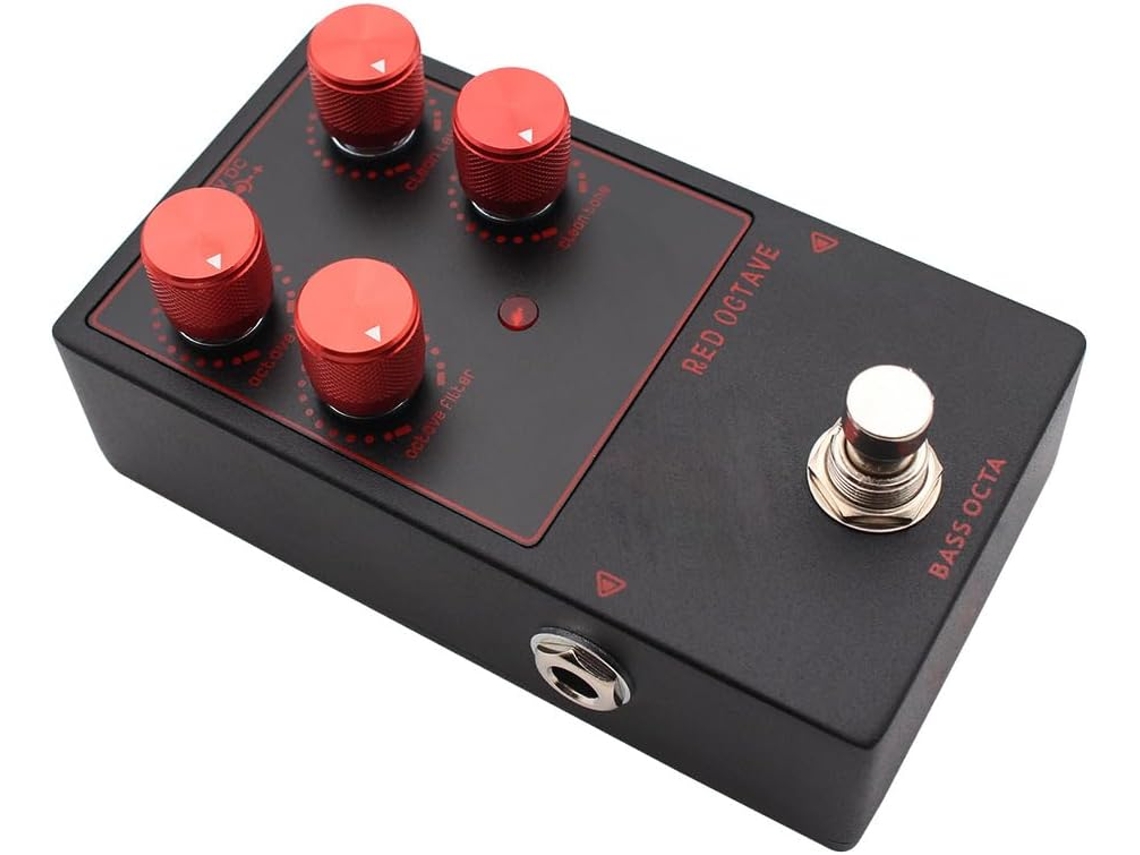 Pedal De Oitava Para Baixo, Circuito Analógico True Bypass Com Controles