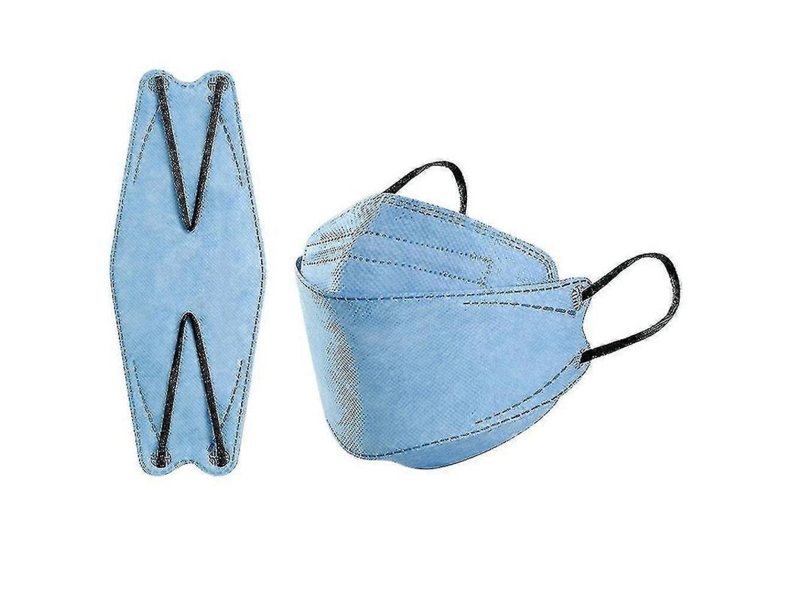 50pcs Máscaras Faciais Kn95 Ffp2 Kf94 Adulto 4 Camadas Mascara Peixe Morandi