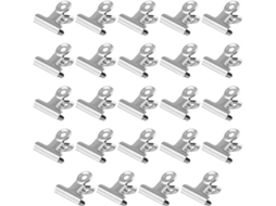 Clipes De Metal De Aço De 31 Mm Para Fichário, Pacote Com 24 Unidades, Clipes Redondos Na Cor Níquel. Aquaforge