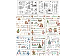 Adesivos De Fricção, Decalques De, Natal, Decalque De Árvore De Natal, De,