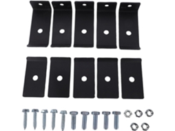 Kit De Montagem Painéis Tela Metálica, Suportes De Fixação Resistentes Às Intempéries, Conjunto De Fixadores Para