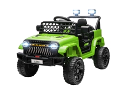 Carro Elétrico Infantil Utv 12v Verde 95x62,5x65 Cm (velocidade Ajustável, Usb, Faróis)