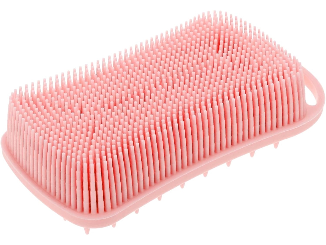 Escova De Banho Para Limpeza Profunda Bebês, Superfície De Silicone Macia E Design Quadrado, Escova Esfoliante Para Uso