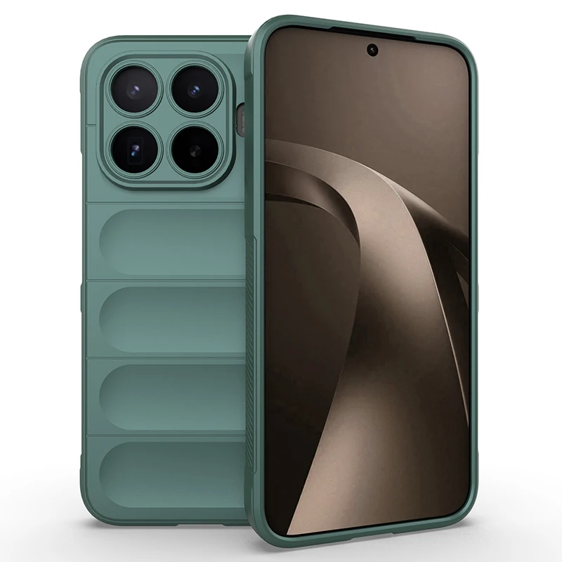 (verde, Xiaomi 14t Pro) Capa De Celular Em Silicone Macio Fosco À Prova De Choque, Agradável Ao Toque, Resistente A Arranhões E Quedas.