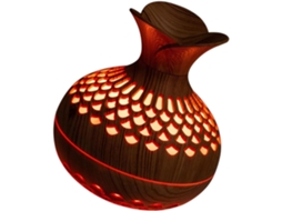Umidificador Angoyly De 300ml Com Difusor Aromas, Design Retrô Em Abs E Pp