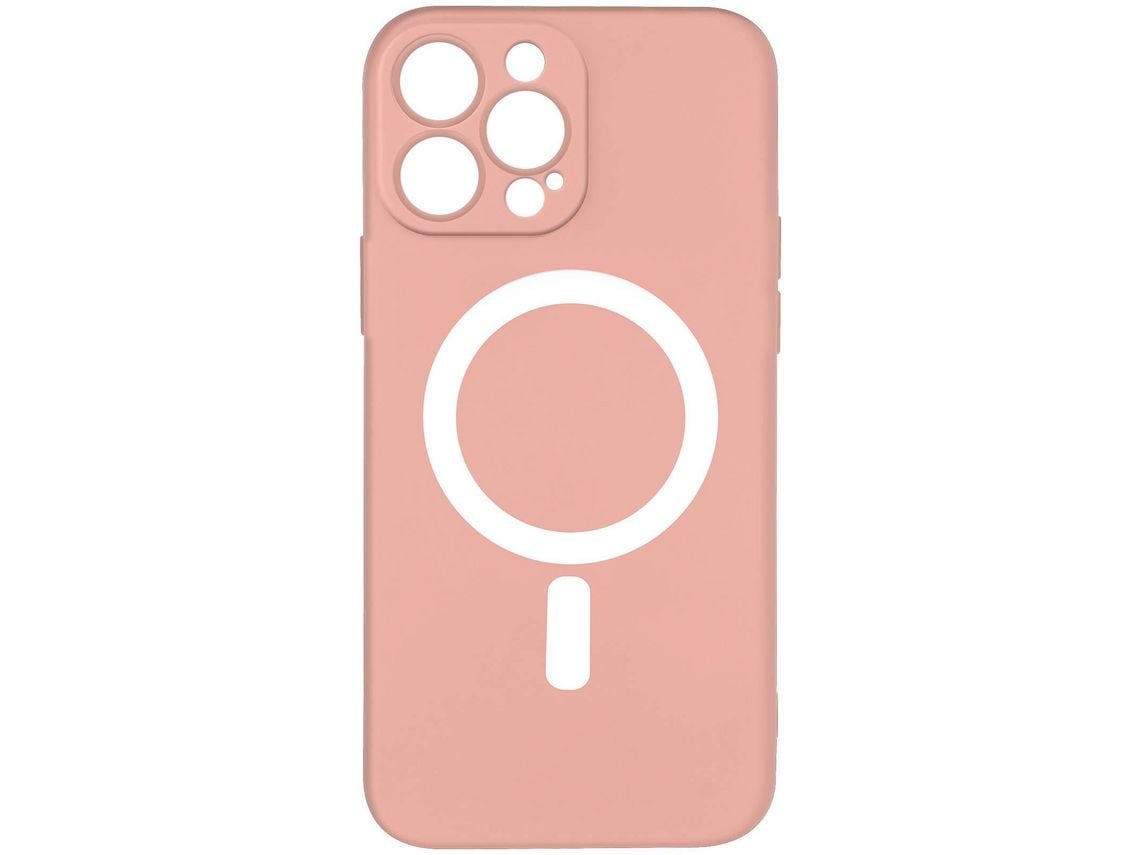 Capa Magsafe Soft Touch Bordas Para Yemaesre Rosa