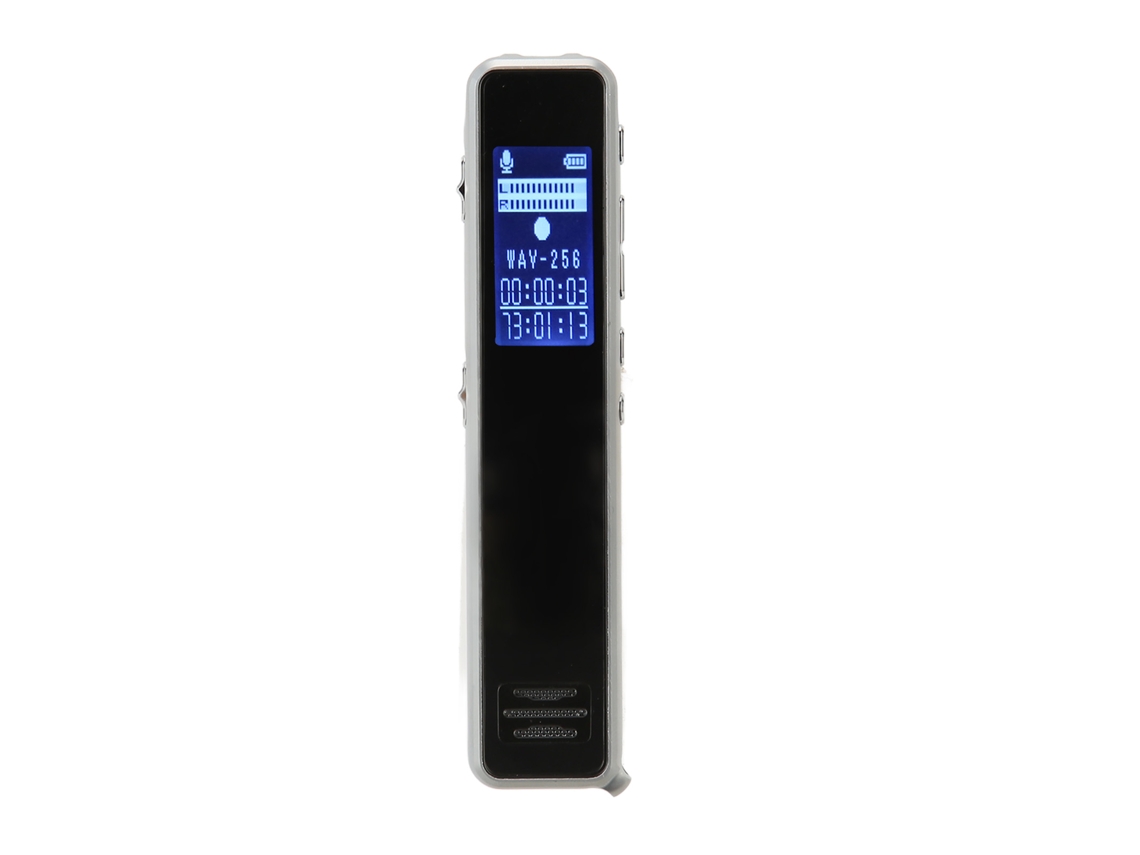 Gravador Mali de Voz Digital com Redução de Ruído, AI, Ativado por Voz, MP3 8GB, para Aula, Entrevista