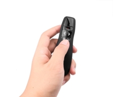 Novo Apresentador Sem Fio Usb R400 2.4ghz Com Ponteiro Laser Vermelho E Controle Remoto Para Powerpoint. Compatível Apresentações Em Powerpoint