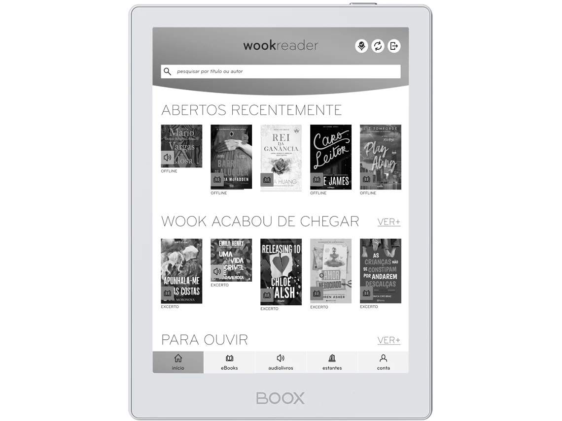 OUTLET|8854238|(1036)|BOOX|E-READER BOOX