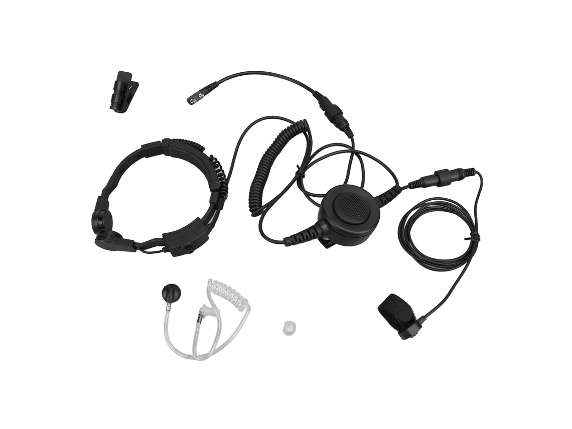 Microfone de garganta para Kenwood Baofeng BF UV5R, qualidade de som clara EOOCOO