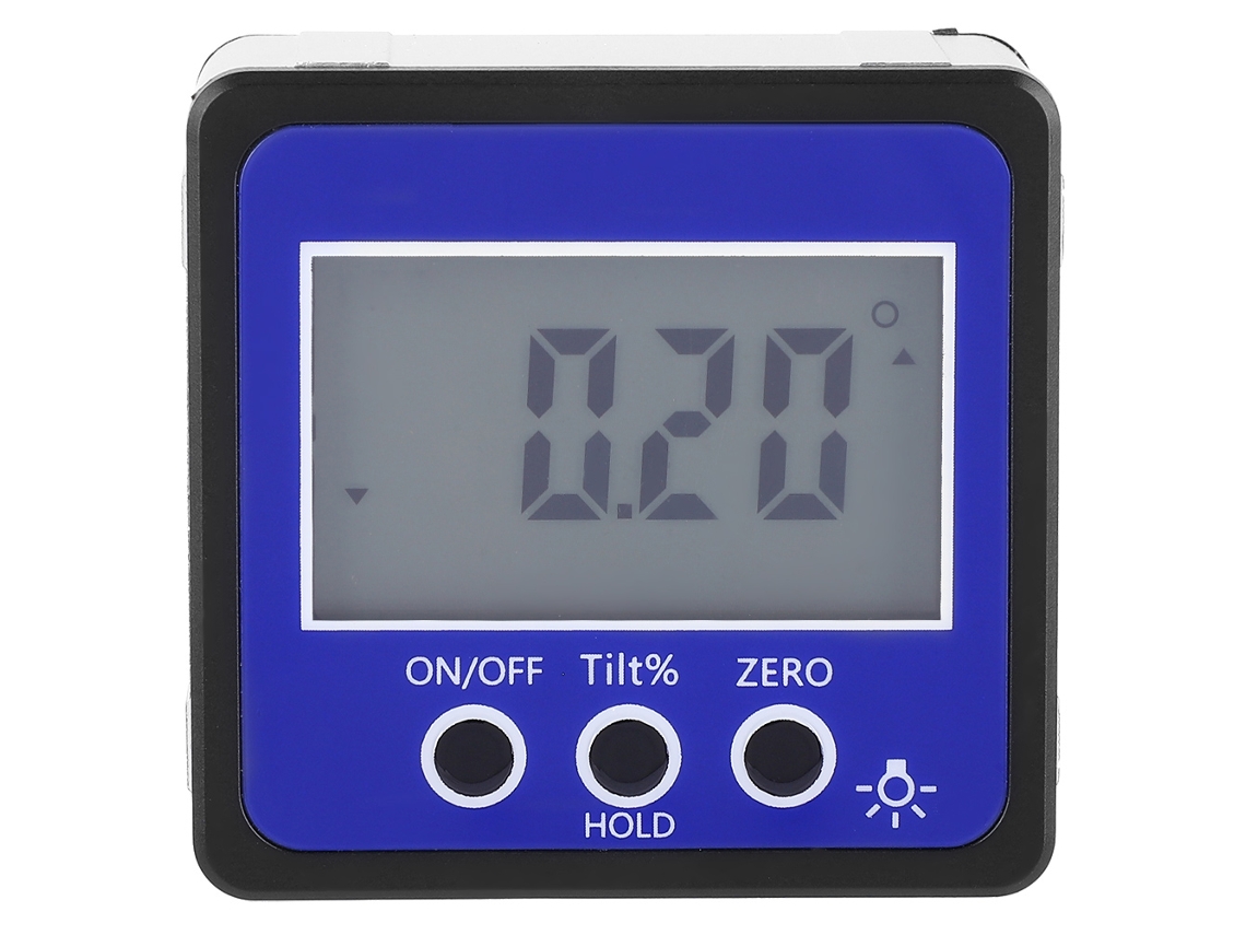 Instrumento De Nivelamento E Inclinômetro Digital Com Base Magnética 490 Graus Vante