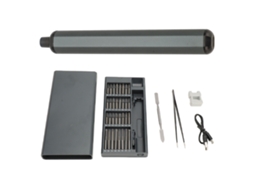Kit De Parafusadeira Elétrica Sem Fio Mini 68 Em 1 Recarregável 0,25-0,35nm 200rpm Com Brocas