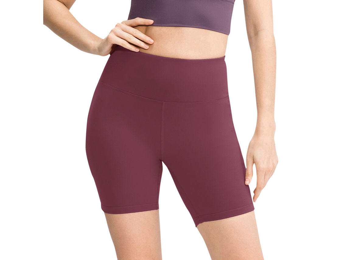 Calcinha De Yoga Feminina De Cintura Alta Sem Costura Leggings Para Academia E Corrida