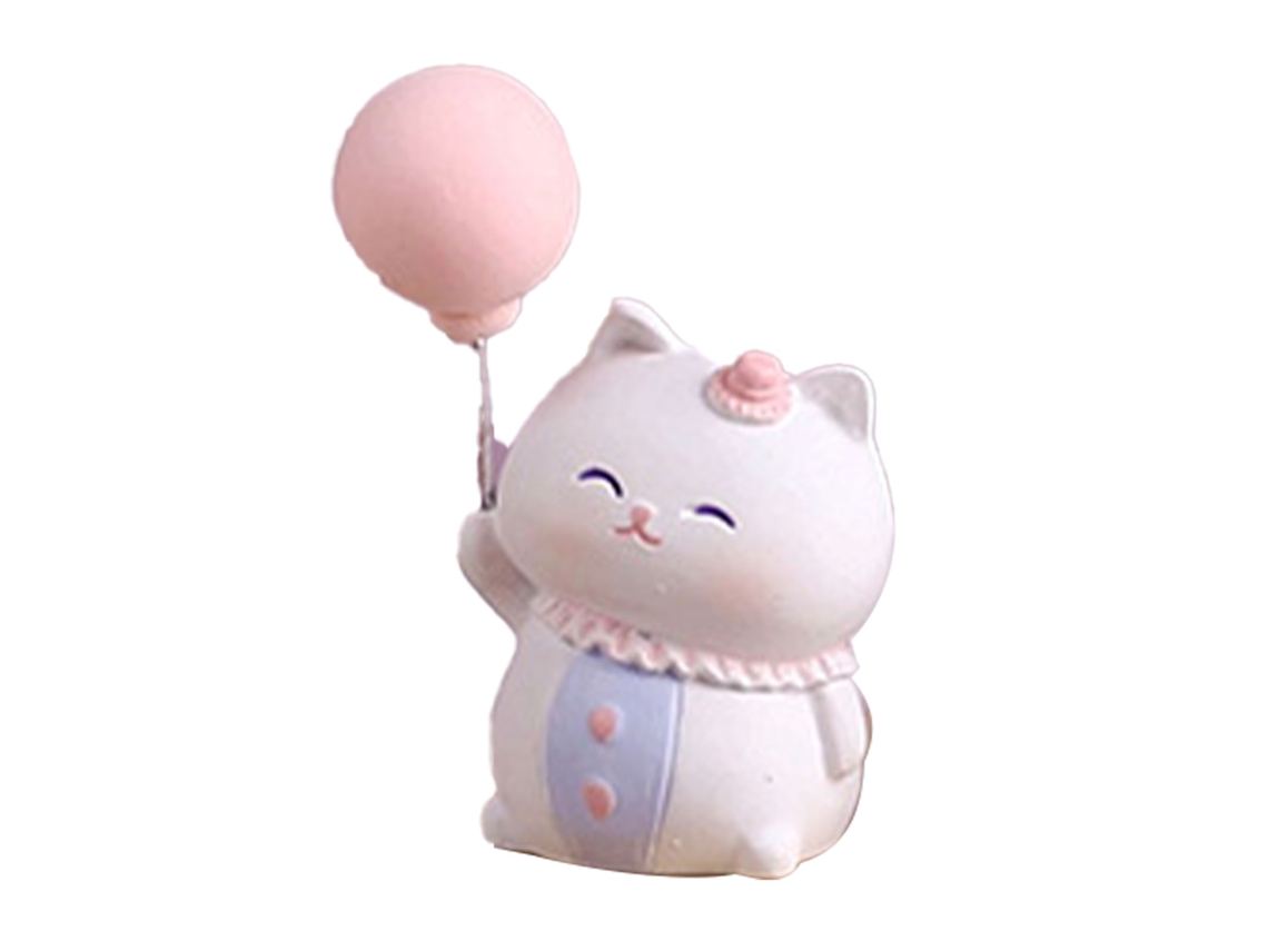 Figura De Gato Mini Brinquedo Laxiscreed Para Decorar E Presentear
