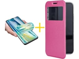 Capa + Película para iPhone 11 ACCETEL Rosa