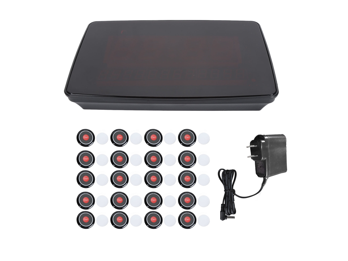 Sistema De Pager Sem Fio 20 Botões 1 Receptor