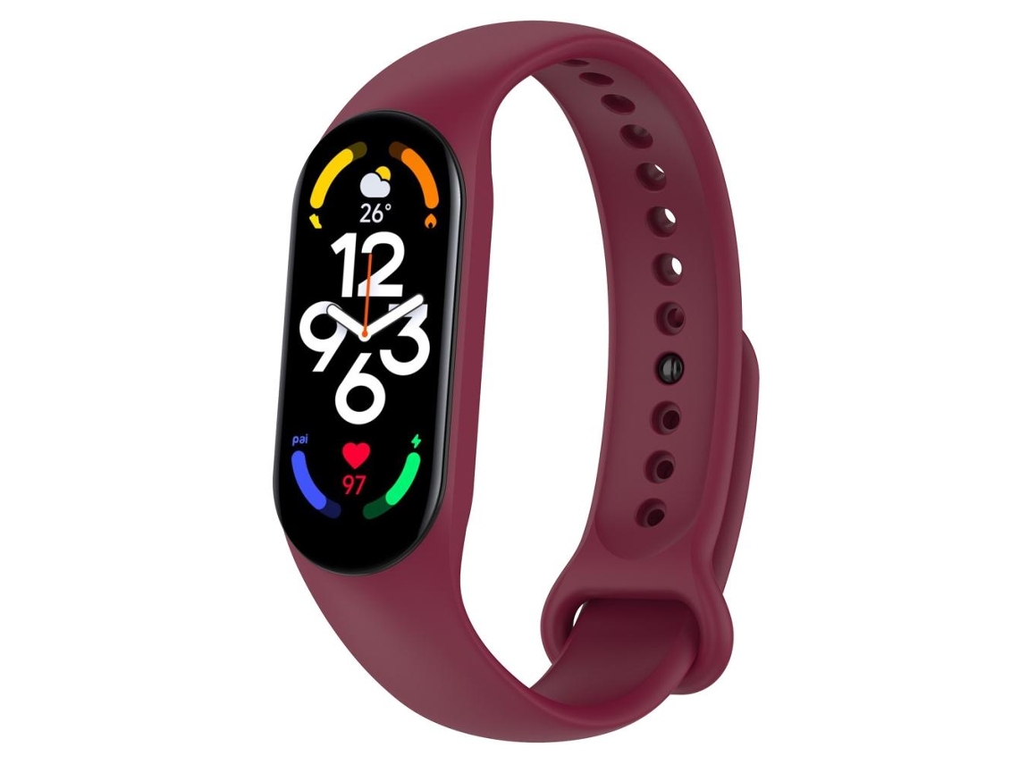 Aetheria pulseiras de Silicone Substituíveis Compatíveis com Xiaomi Band 7 Transpiraveis e Ajustáveis