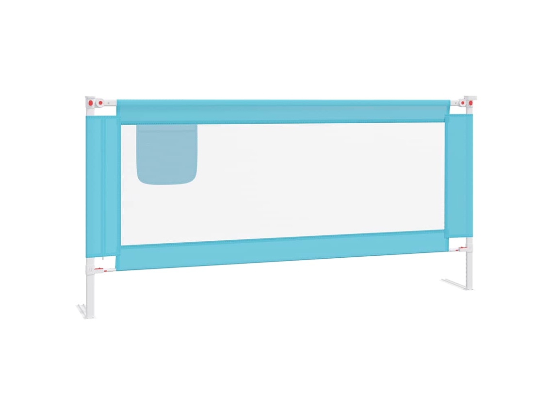 Barra De Segurança Para Cama Vidaxl Azul Tecido (190x25cm)