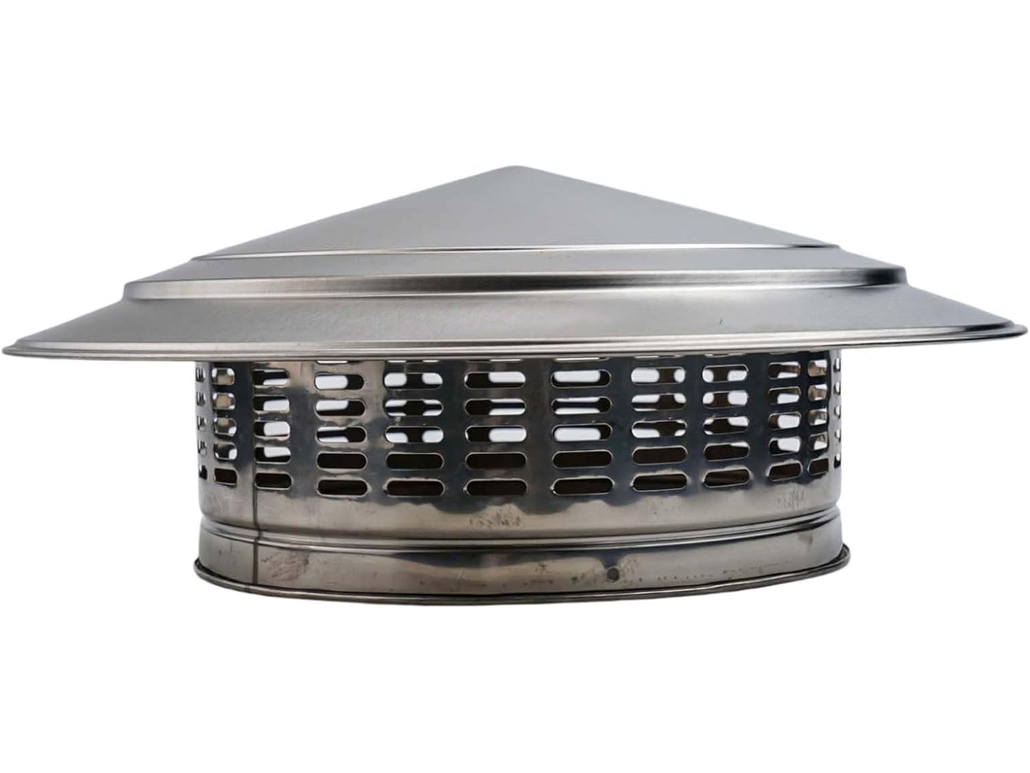 Tampa De Chaminé Metálica 250 Para - Proteção - Elegante - Resistente A