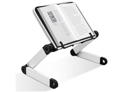 Soporte De Livro Ajustável Para Laptop Com Clip De Página Ergonômico Plegável 2025