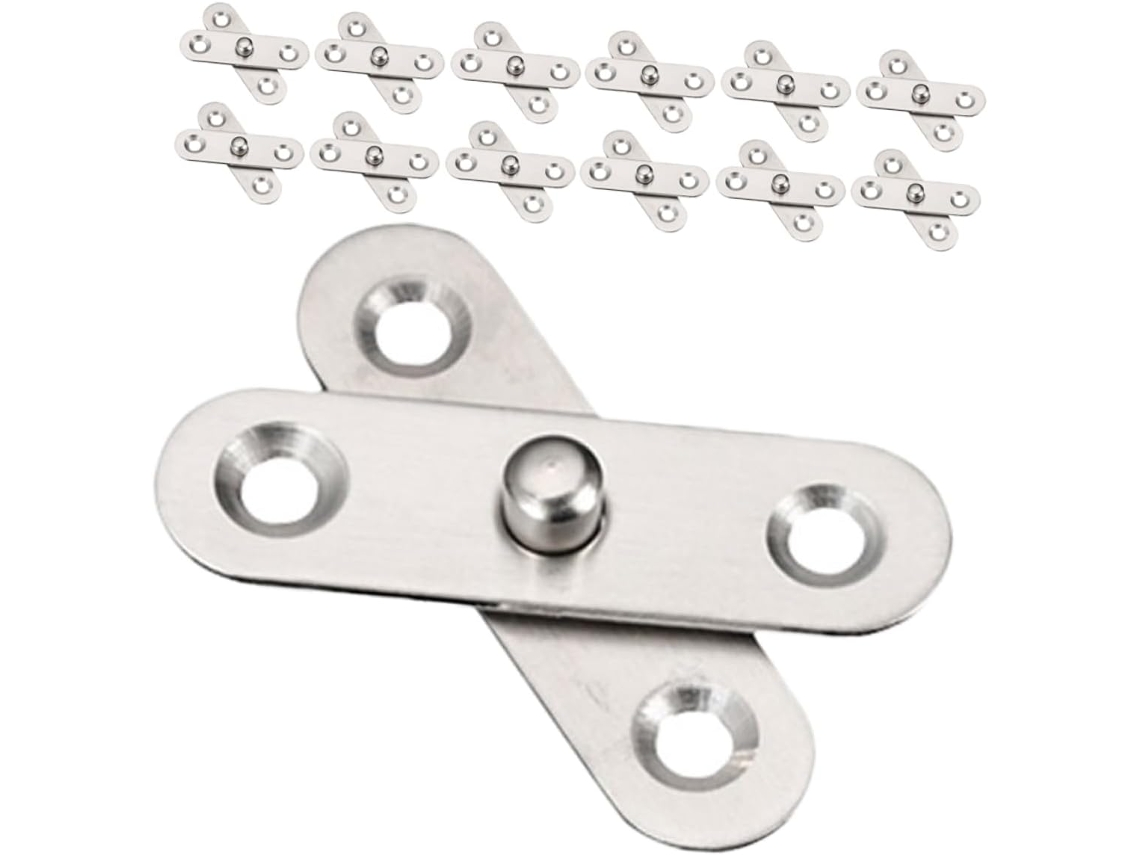 Conjunto De 40 Dobradiças De Aço Inoxidável Para Portas, Dobradiças Giratórias Angulares Para Portas Secretas.