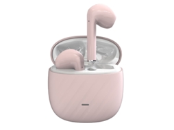 Fone de Ouvido Bluetooth com Célula de Bateria Bluetooth 5.3 SHAH ARPAN Pó Branco