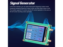 Módulo Gerador Sinal Dds Tela Touch 10bit Dac