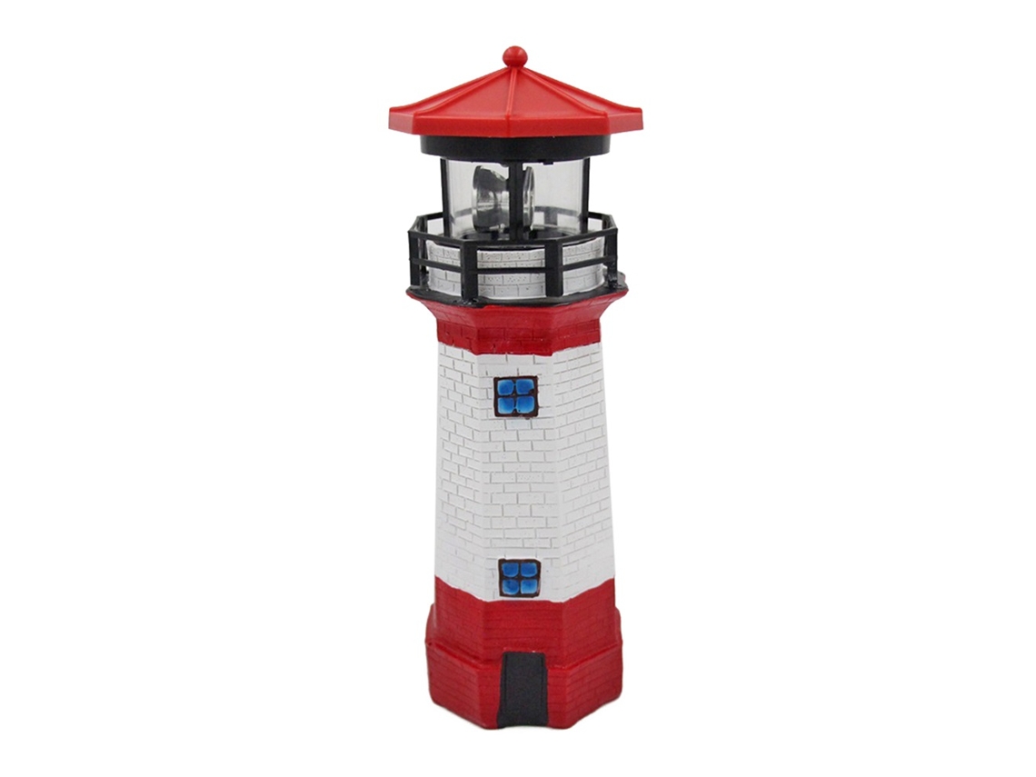 Farol Giratório de Led, Luminária de Paisagem À Prova D'água para Uso Externo, Luz Solar CHABERLU