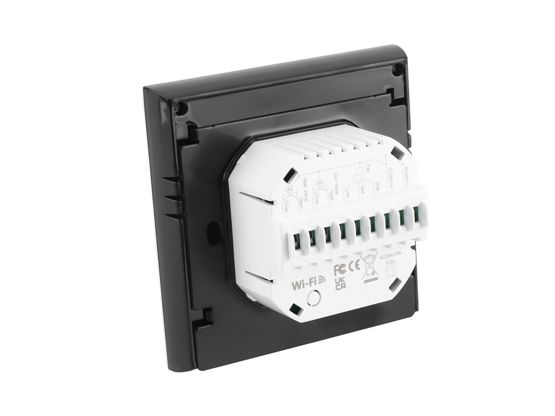 Termostato inteligente programável digital Primerox com Wi-Fi para ar condicionado.