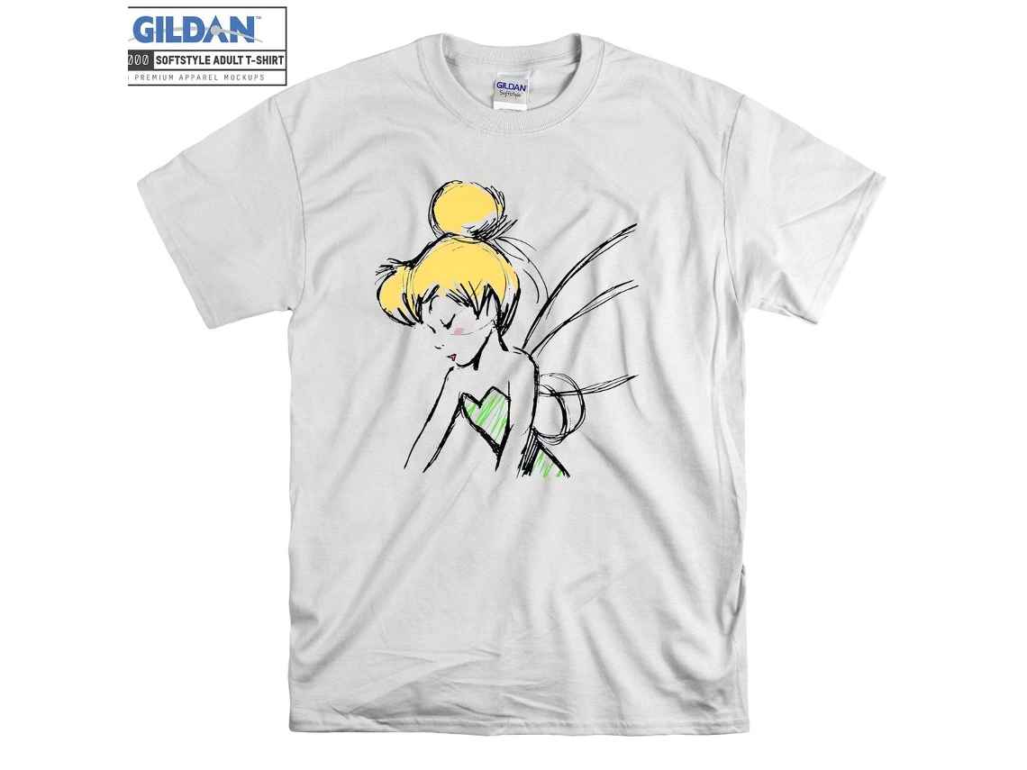 T-shirt Rockinstone Tinker Bell Sketch V-neck Peter Pan Hoodie Kid Child Tote Bag(s)