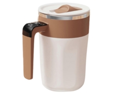 Copo Misturador Automático Recarregável com Ímã Giratório para Café e Visor Preciso de Temperatura, Multicolorido. TAISHENGDA