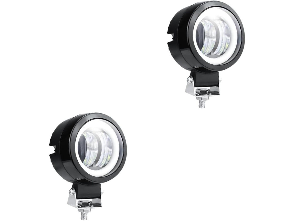 Conjunto De 2 Luzes De Trabalho Led Com Formato De Abertura, Potentes E Econômicas.