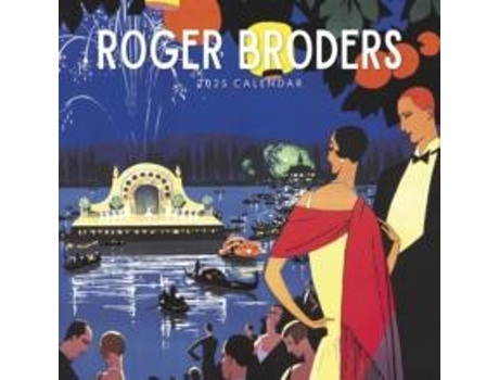 Livro Roger Broders 2025 Square Wall Calendar de Red Robin (Inglês)